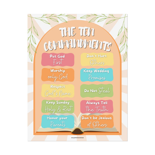 The Ten Commandments Poster
