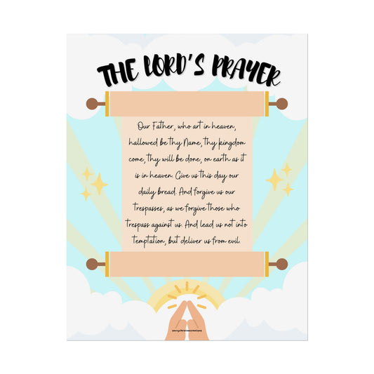 The Lord's Prayer Poster