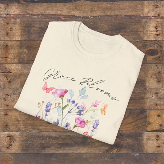 Floral Grace Blooms Eternal T-Shirt