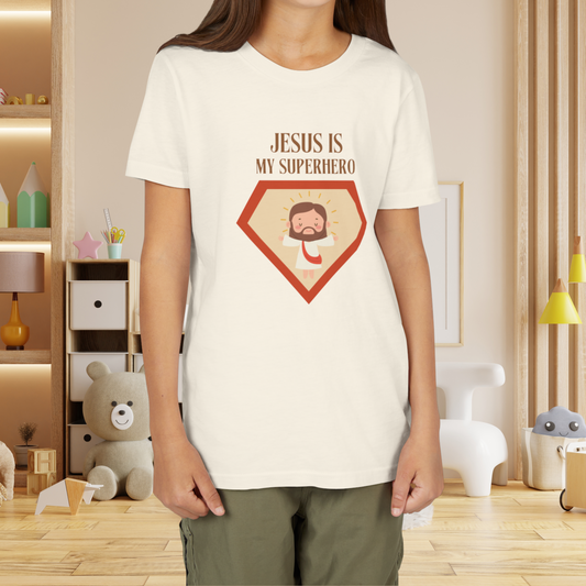 Jesus Is My Superhero Youth T-Shirt