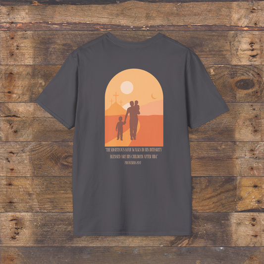 Dad Defender & Devoted Proverbs T-Shirt