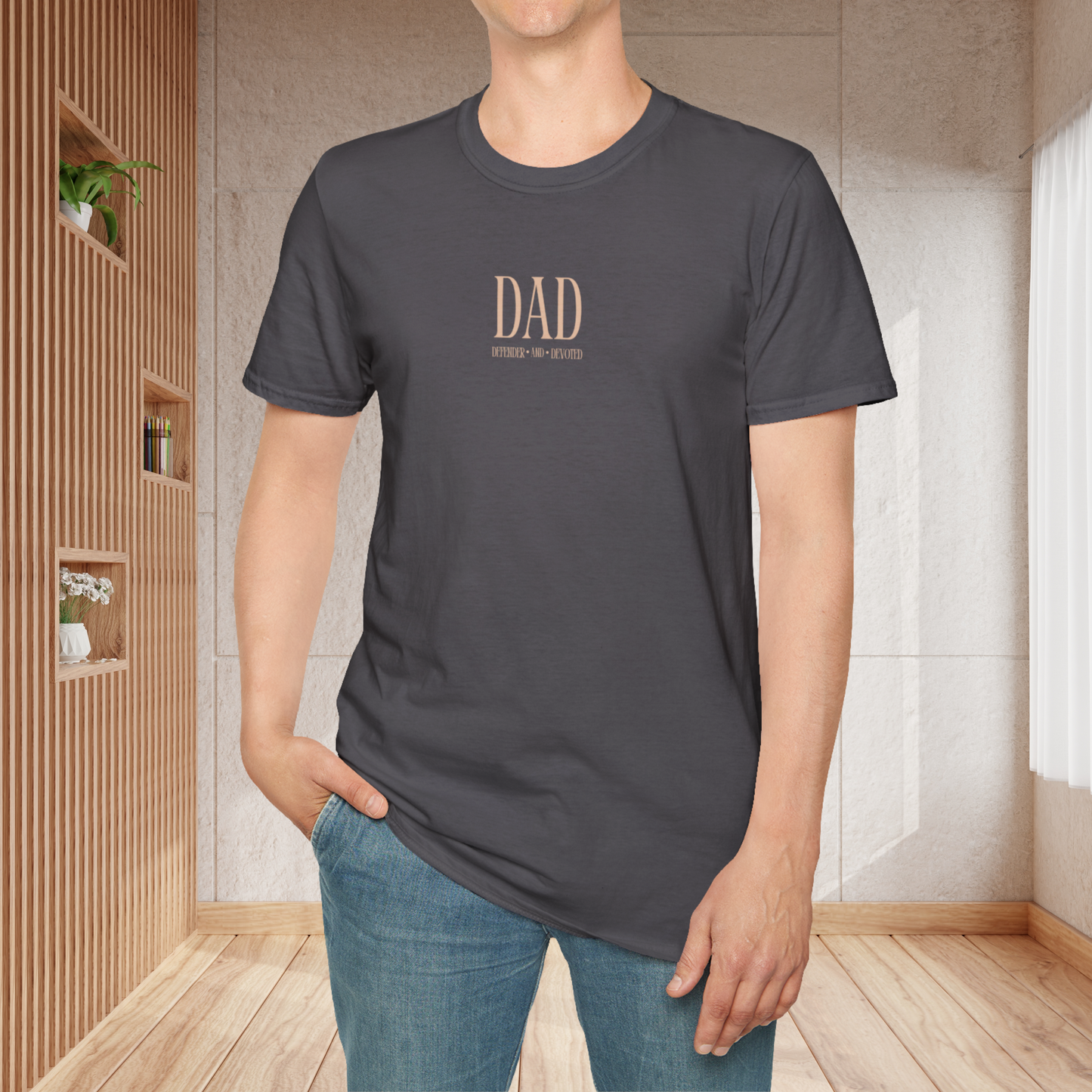 Dad Defender & Devoted Proverbs T-Shirt