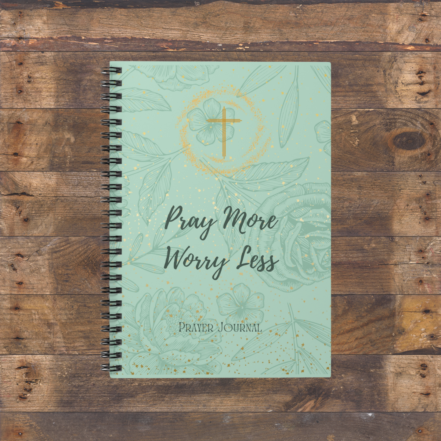 "Pray More Worry Less" Inspirational Prayer Journal