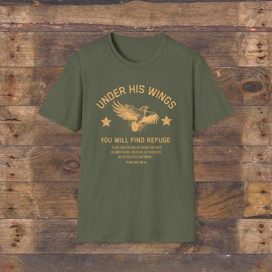 Psalms 91 "Under His Wings" T-Shirt