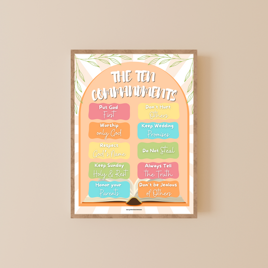 The Ten Commandments Poster