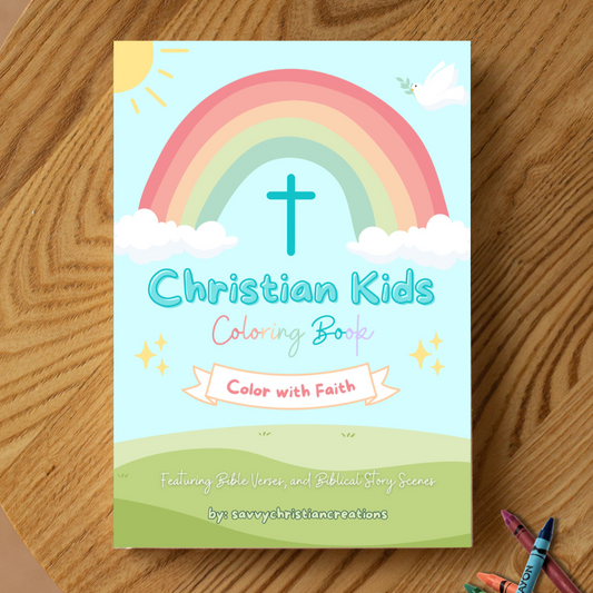 Christian Kids Coloring Book Paperback