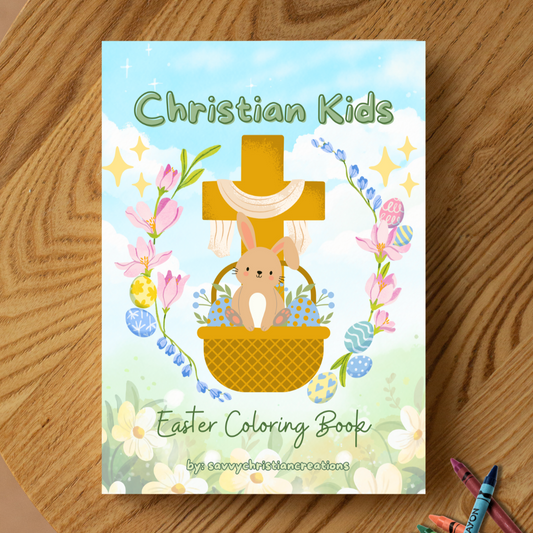 Christian Kids Easter Coloring Book Paperback